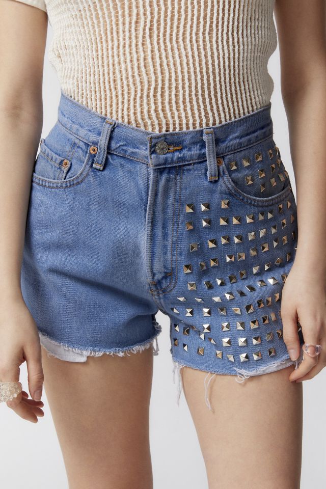 Studded 2024 denim shorts