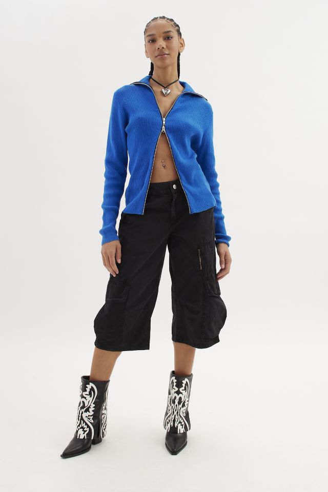 Urban Renewal Remade Two-Way Zip Turtleneck Top #3