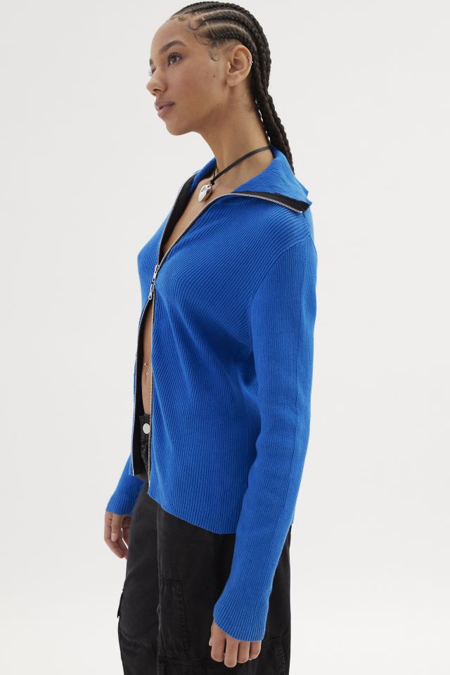 Urban Renewal Remade Two-Way Zip Turtleneck Top #4