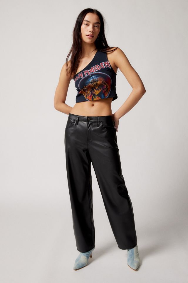 Urban Renewal Remade Music Tee One Shoulder Cropped Top #5