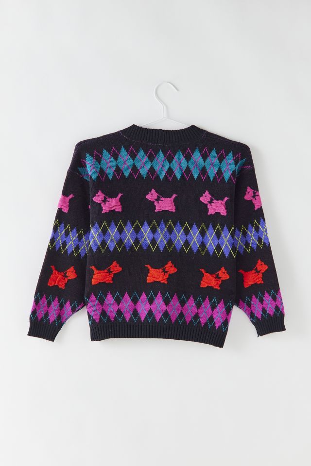 Vintage Scottie Dog Sweater #1