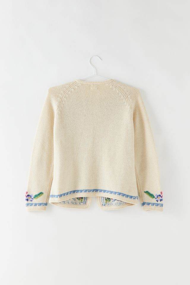 Vintage Floral Cardigan #1