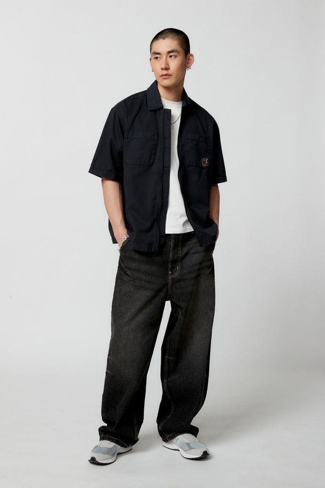 トップス OU UO Zip Front Shirt | Urban Outfitters Canada