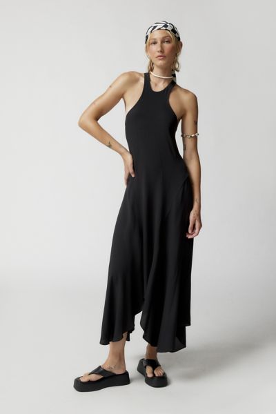 Strappy back midi outlet dress