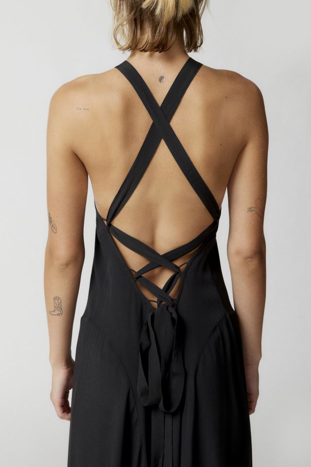 Ecote Janet Strappy-Back Midi Dress #4