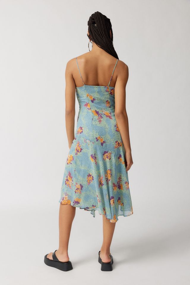 UO Vickie Chiffon Midi Dress #3