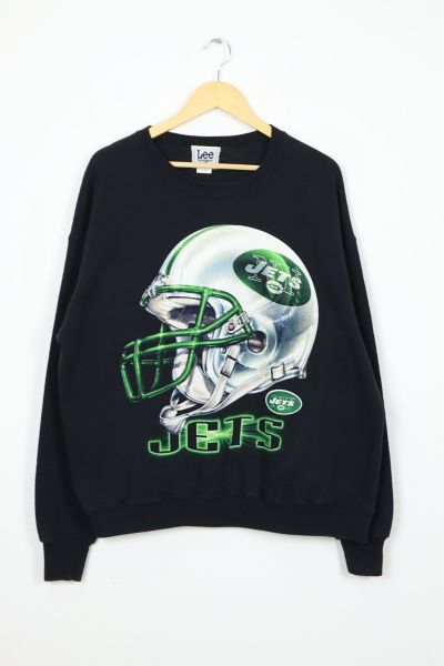 Vintage New York Jets Black Crewneck | Urban Outfitters