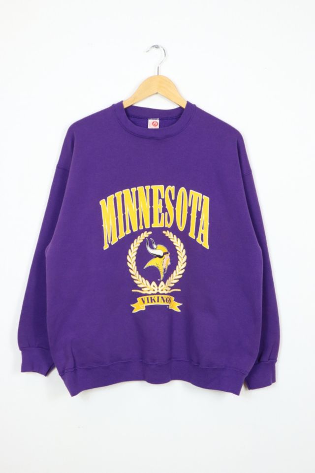 New Era Women's Minnesota Vikings Contrast Crewneck