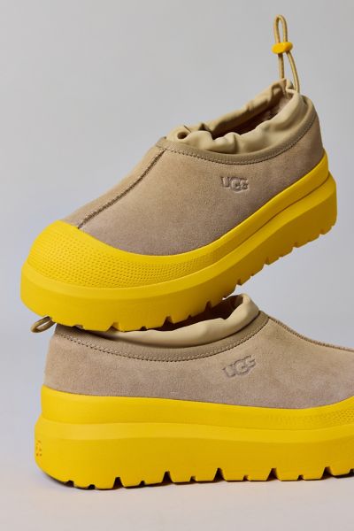 Ugg Men's Tasman Weather Hybrid Slipper Clog In Mustard Seed/summer Wheat, Men's At Urban Outfitters