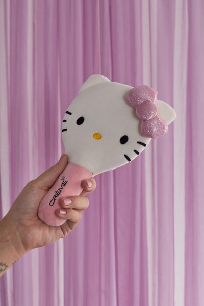 The Creme Shop The Crème Shop X Hello Kitty Plush Portable Mirror In Assorted At Urban Outfitters