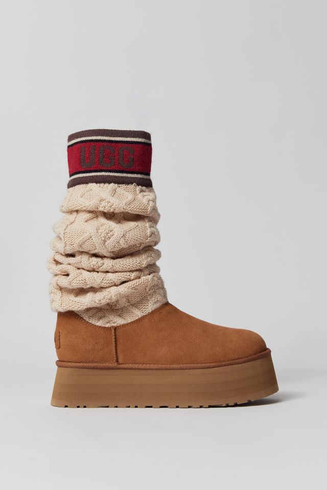 UGG Sweater Letter Tall Boot Urban Outfitters