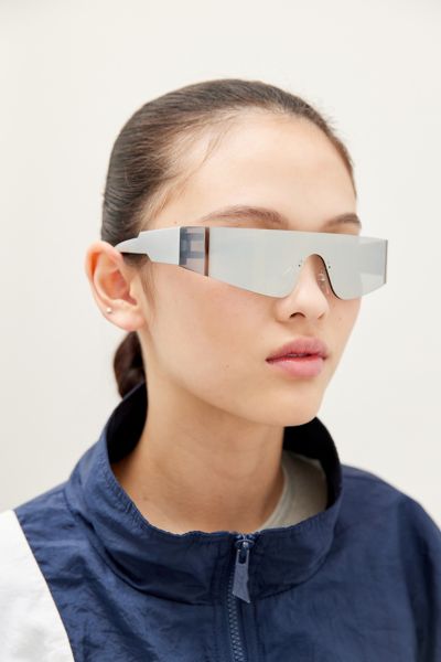 Celena Wraparound Shield Sunglasses Urban Outfitters