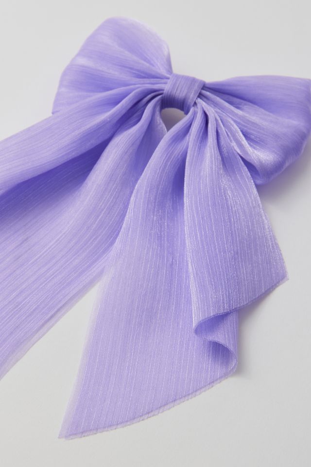 Satin Hair Bow Barrette #2