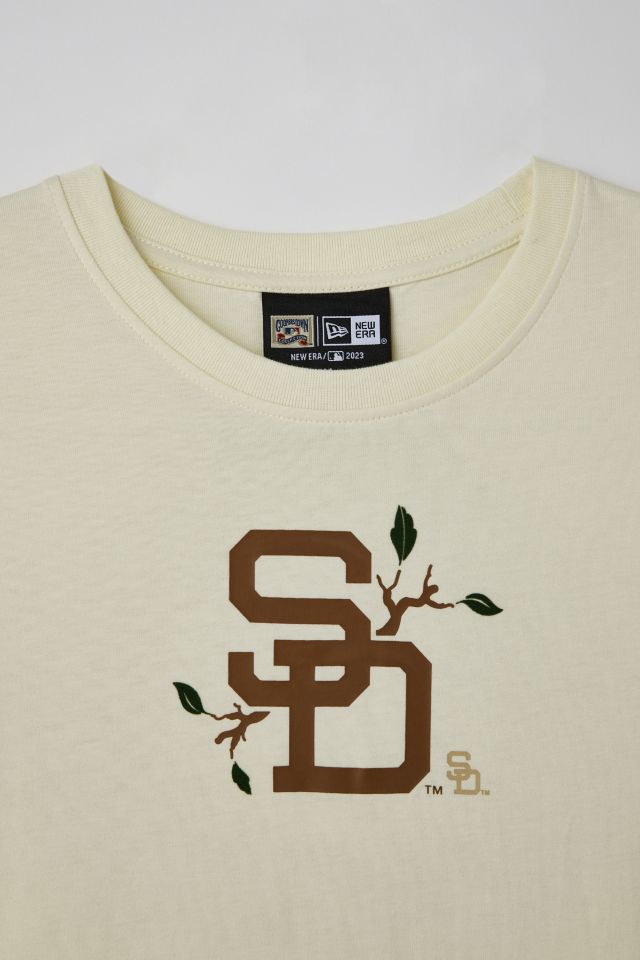 Urban Outfitters Mlb San Diego Padres Embroidered Baby Tee in Brown