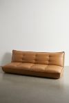 Greta Recycled Leather XL Sleeper Sofa