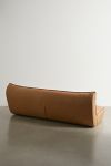 Greta Recycled Leather XL Sleeper Sofa