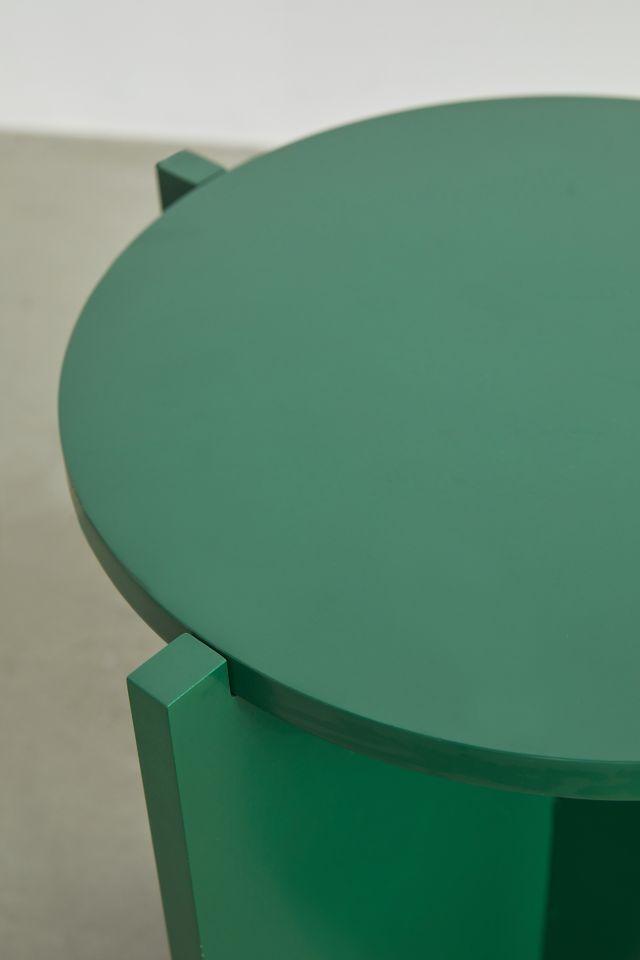 Astrid Wooden Round Side Table/Nightstand #4