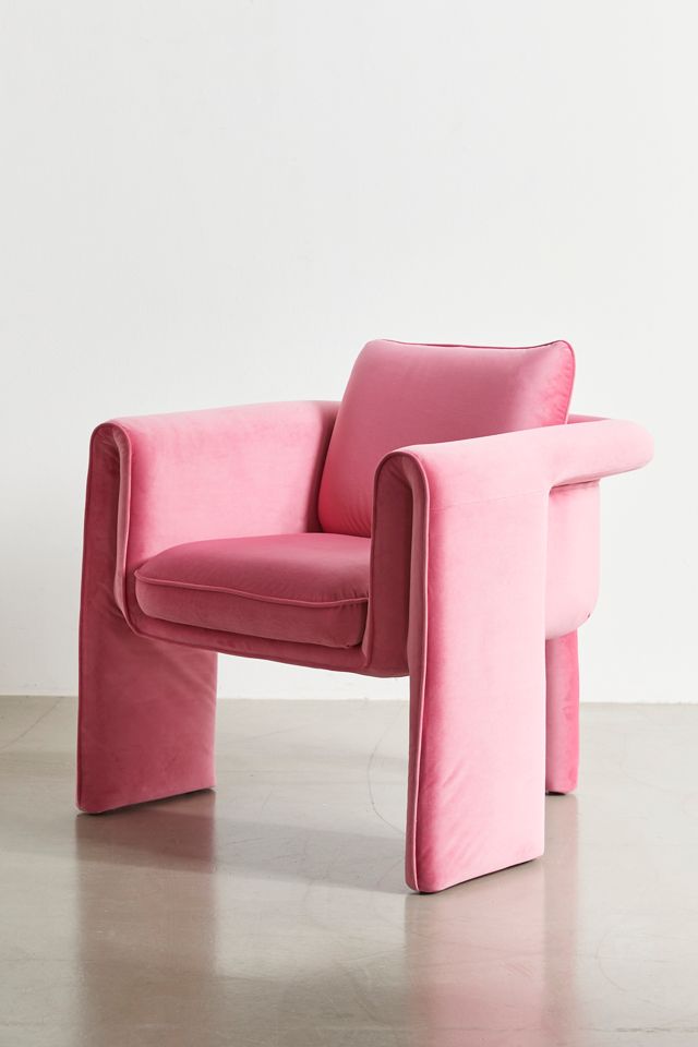Floria Velvet Chair Urban Outfitters