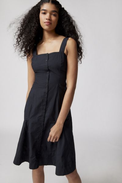 BDG Teega Button Midi Dress | Urban Outfitters