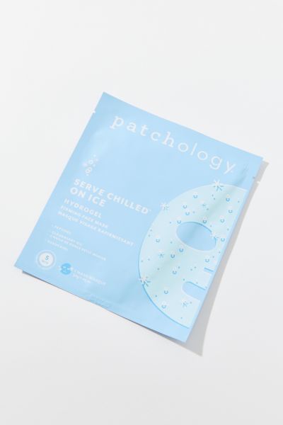 PATCHOLOGY SERVE CHILLED ON ICE HYDROGEL FACE MASK IN BLUE AT URBAN OUTFITTERS