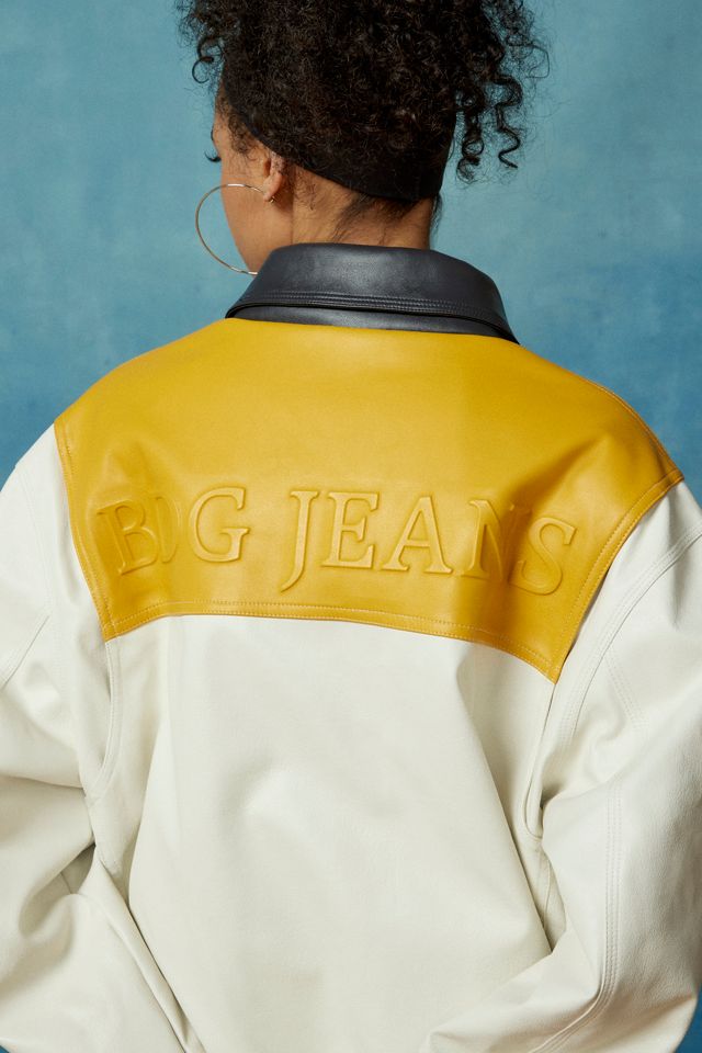 BDG Sean Faux Leather Harrington Jacket Urban Outfitters