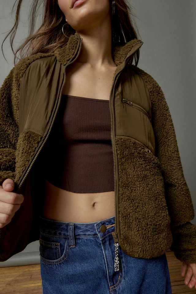BDG Chuck Fleece Zip-Up Jacket #2