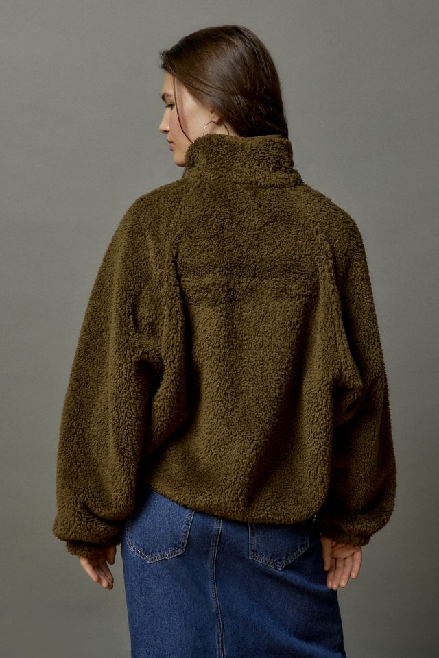 BDG Chuck Fleece Zip-Up Jacket #3