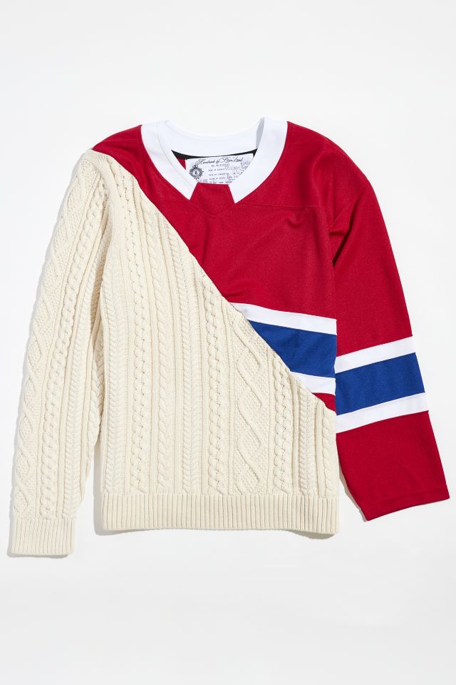 Jersey sweater clearance