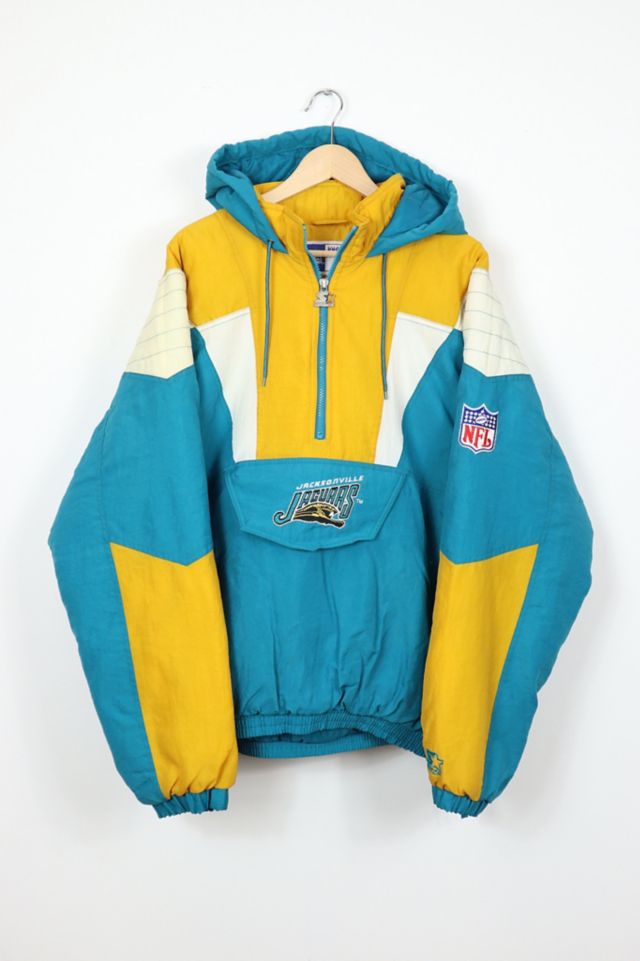 Vintage Jacksonville Jaguars Pullover Hooded Jacket