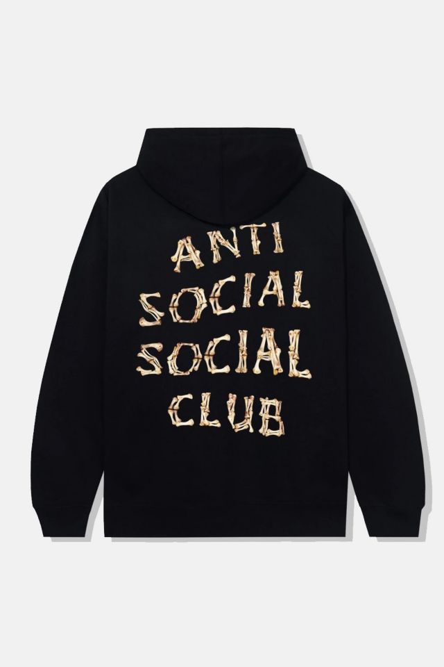 Anti social social club skeleton hoodie new arrivals