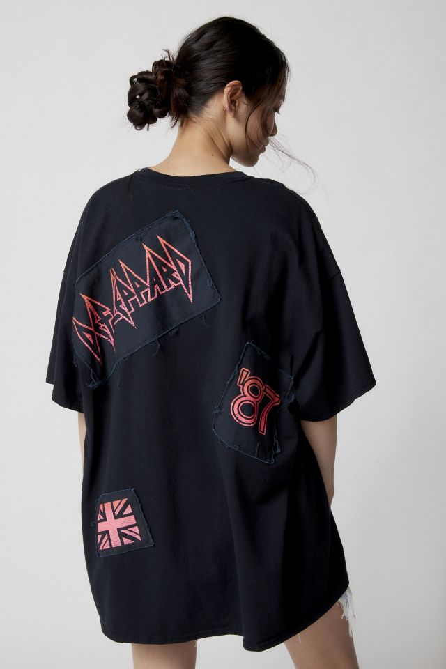 Robe T-Shirt Patchwork Hysteria Def Leppard #3