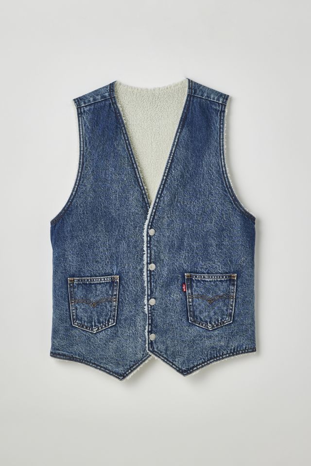 Levis denim vest sale