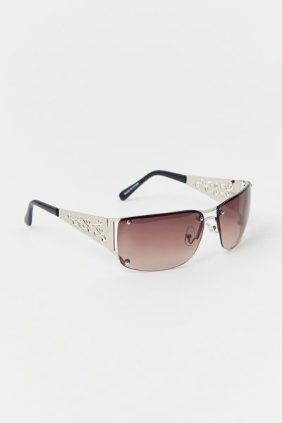 Holly Metal Shield Sunglasses