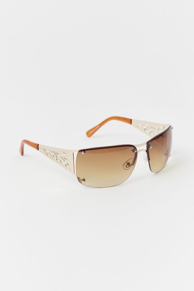 Holly Metal Shield Sunglasses #1