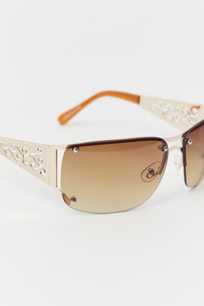 Holly Metal Shield Sunglasses