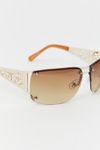 Holly Metal Shield Sunglasses