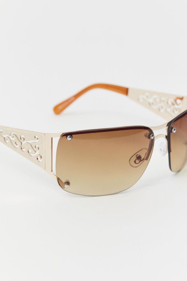 Holly Metal Shield Sunglasses #2