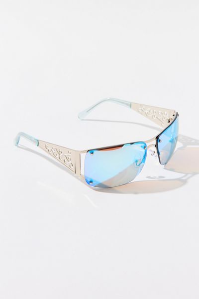 Holly Metal Shield Sunglasses
