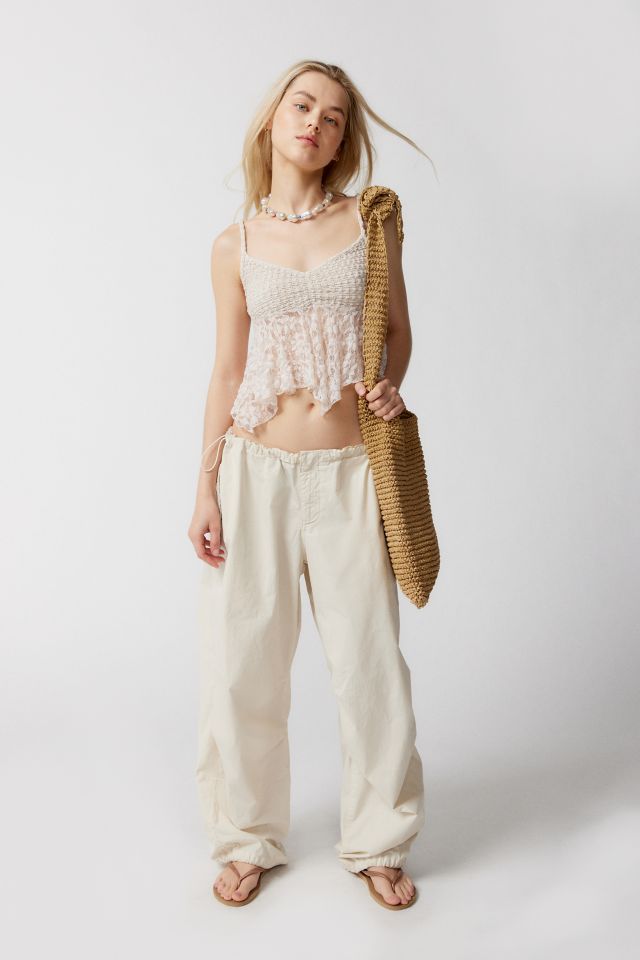 UO Mimi Textured Babydoll Cami #1