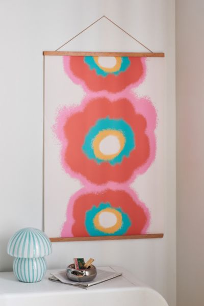 Pstr Studio Zoe Neon Pop Flower Art Print At Urban Outfitters