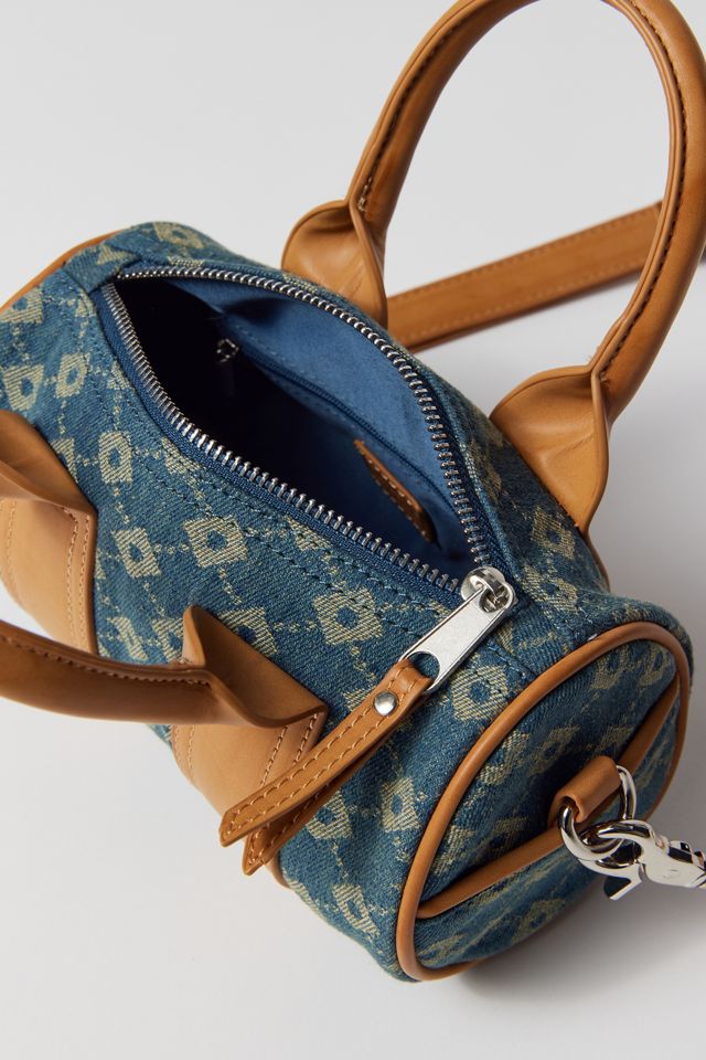 Silence + Noise Jamison Denim Jacquard Mini Barrel Bag | Urban