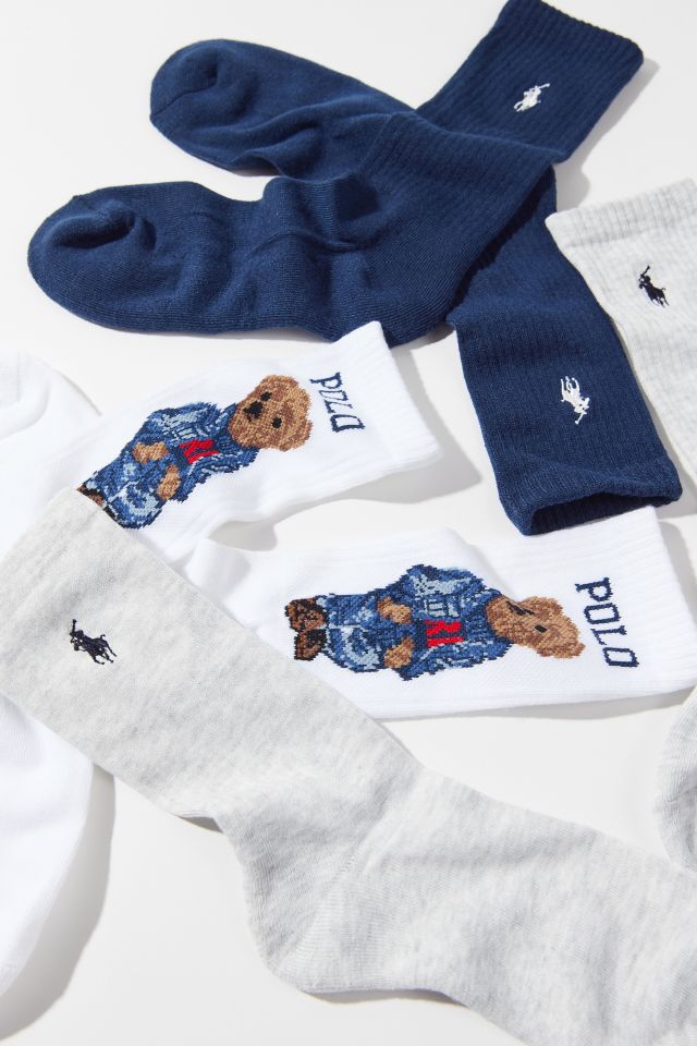 Polo Ralph Lauren Americana Sport Bear Sock 3-Pack #1