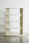 Silas Retro-Modern 5-Tier Bookshelf