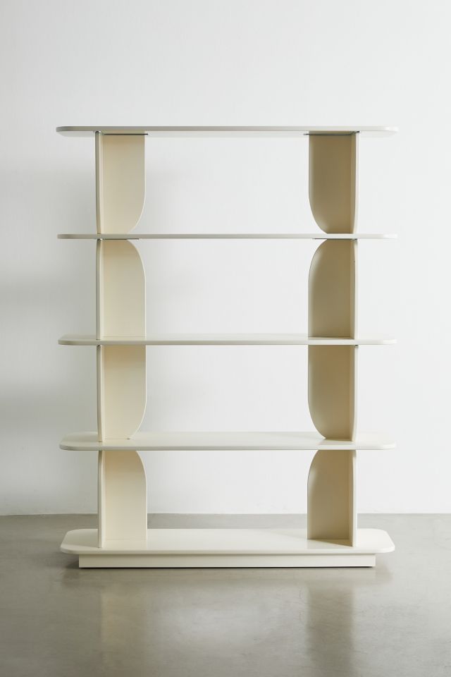 Silas Retro-Modern 5-Tier Bookshelf #2