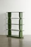 Silas Retro-Modern 5-Tier Bookshelf