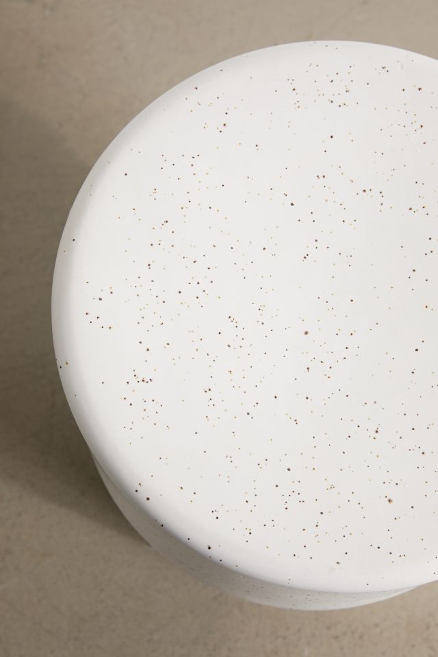 Mila Scallop Ceramic Indoor/Outdoor Stool #2