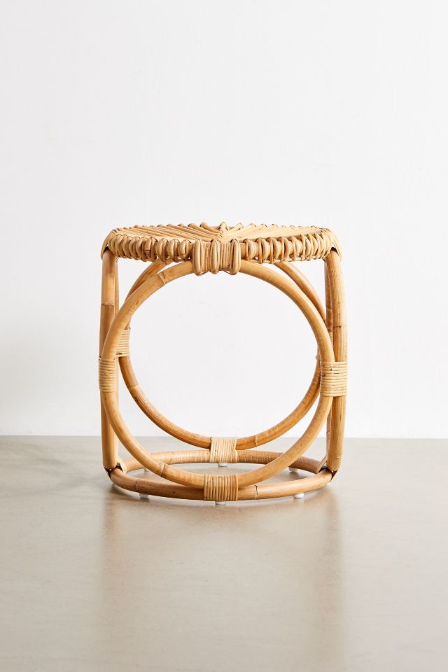 Caroline Rattan Stool #2