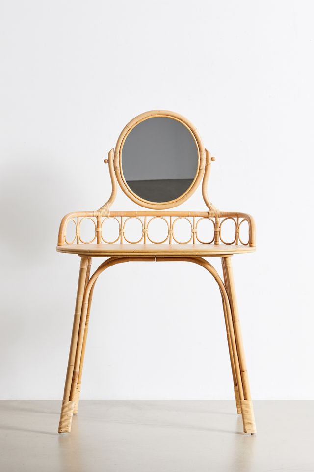 Caroline Rattan Vanity Urban Outfitters