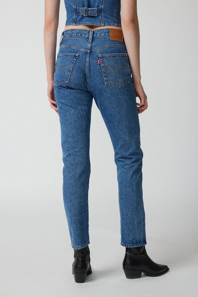 Levi's 501 High Waist Straight Leg Jeans, Across A Plain Color, Size 29x32 main image 0
