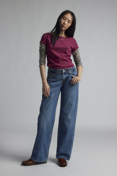 Levi's Low Loose Jean In Tinted Denim